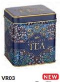 The Tapestry Collection 32 Teabag Tea Tin - Daisies