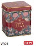 The Tapestry Collection 32 Teabag Tea Tin - Roses