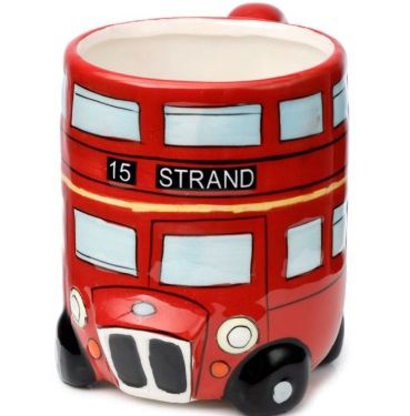 London Icons Red Routemaster Bus Ceramic Shaped Mug