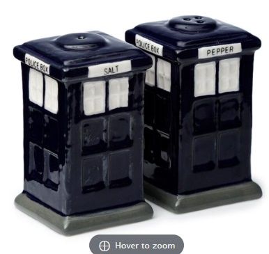 Police Box London Icons Ceramic Salt &amp; Pepper Set