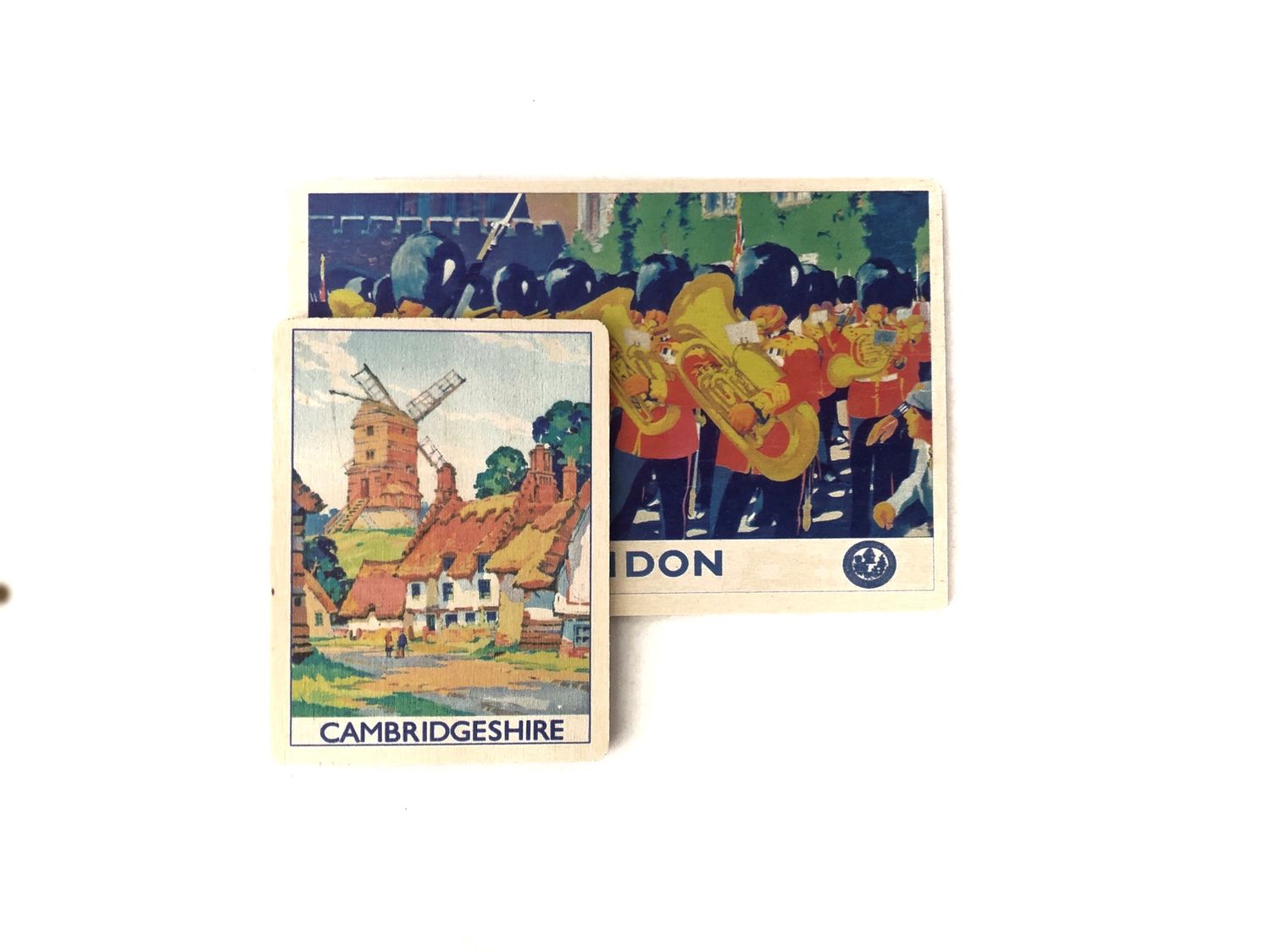 Wooden Postcard And Magnet