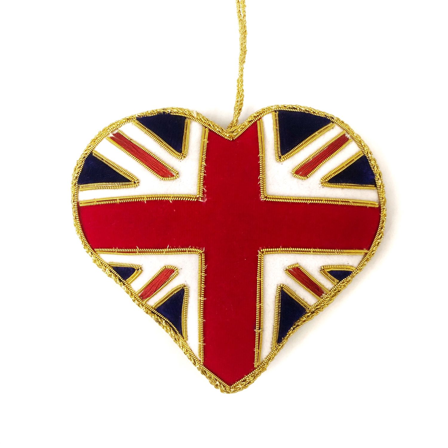 Union Jack Heart Decoration