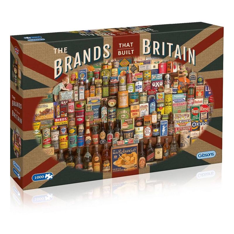 The Brands That Built Britain 1000 Piece Jigsaw Puzzle