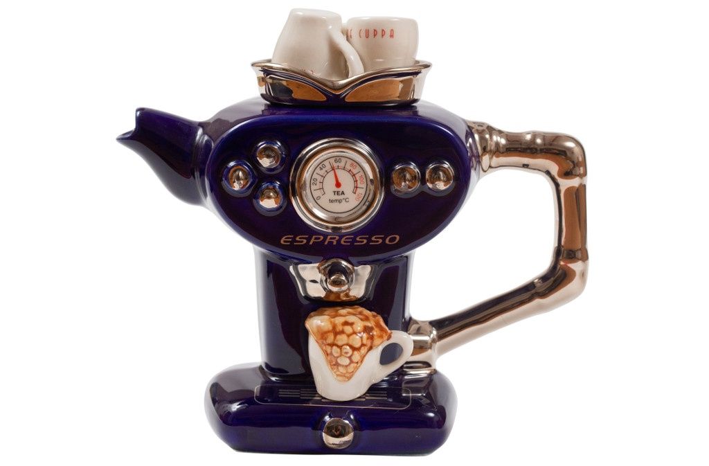ESPRESSO 1 CUP T.POT BLUE