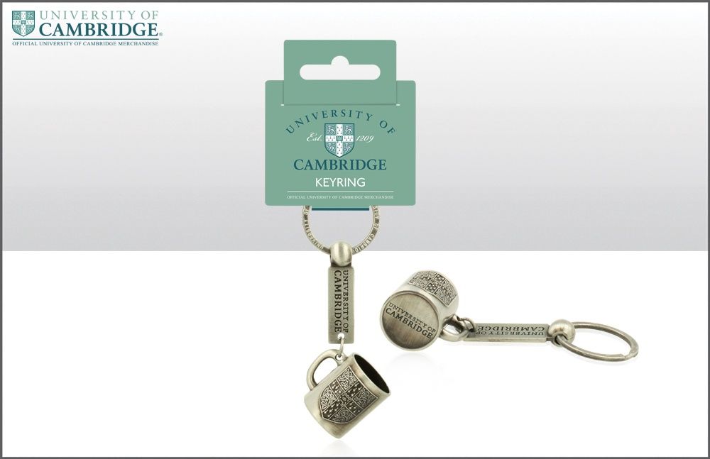 Cambridge Uni Metalware Mini Tankard Keyring