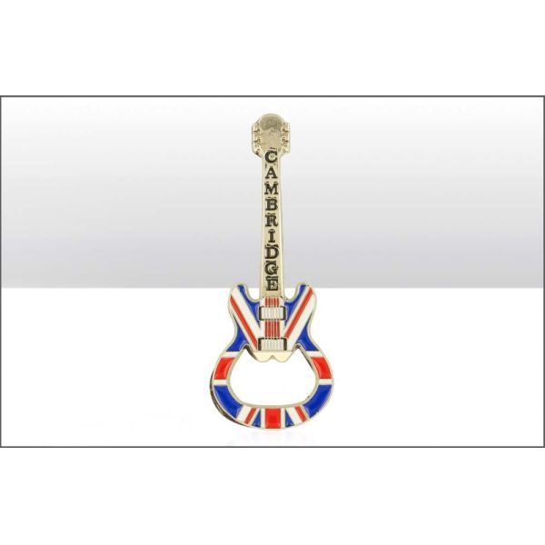 Cambridge Union Jack Guitar Bottle Opener Magnet
