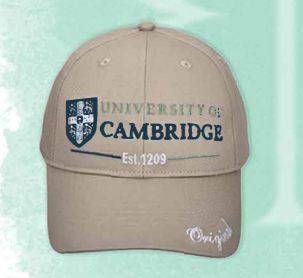 Cambridge Crest-  Beige  Cap