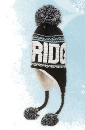 Cambridge Winter Hat with 3 Pompon-black