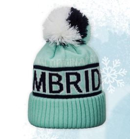 Cambridge Winter Hat with Pompon-Green