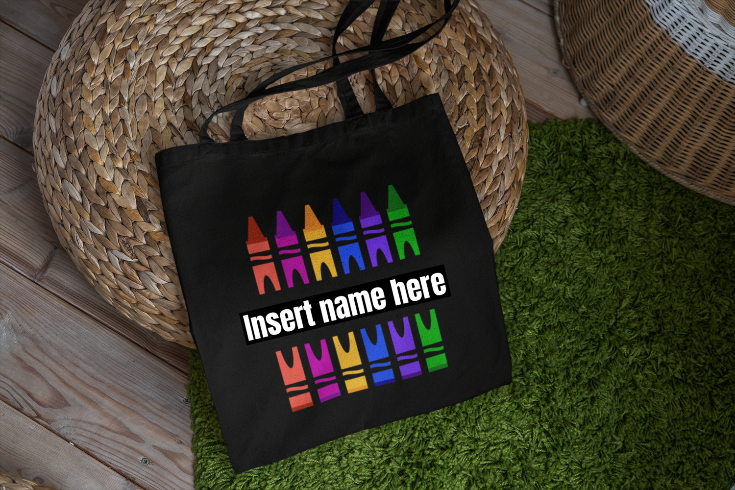 Crayon- Customizable Tote Bag