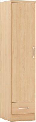 Nevada 1 Door Wardrobe Sonoma Oak Effect