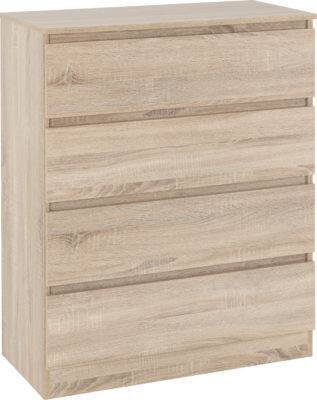 Malvern 4 Drawer Chest Sonoma Oak Effect