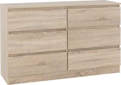 Malvern 6 Drawer Chest Sonoma Oak Effect
