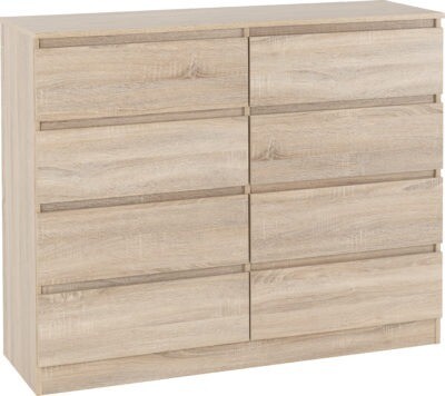 Malvern 8 Drawer Chest Sonoma Oak Effect