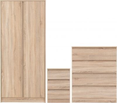 Malvern Trio Set Sonoma Oak Effect