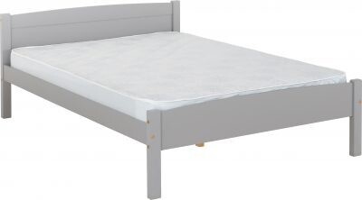 Amber 4&#39;6 Bed Grey Slate