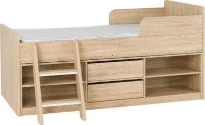 Felix Low Sleeper Bed Sonoma Oak Effect