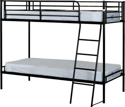 Brandon 3&#39; Bunk Bed Black