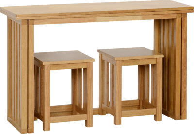 Richmond Foldaway Dining Set with 2 Stools