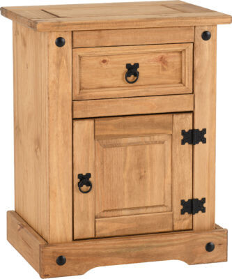 Corona 1 Drawer 1 Door Bedside Locker