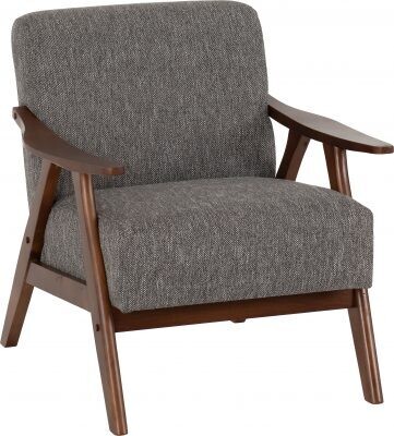 Kendra Accent Chair Grey Fabric