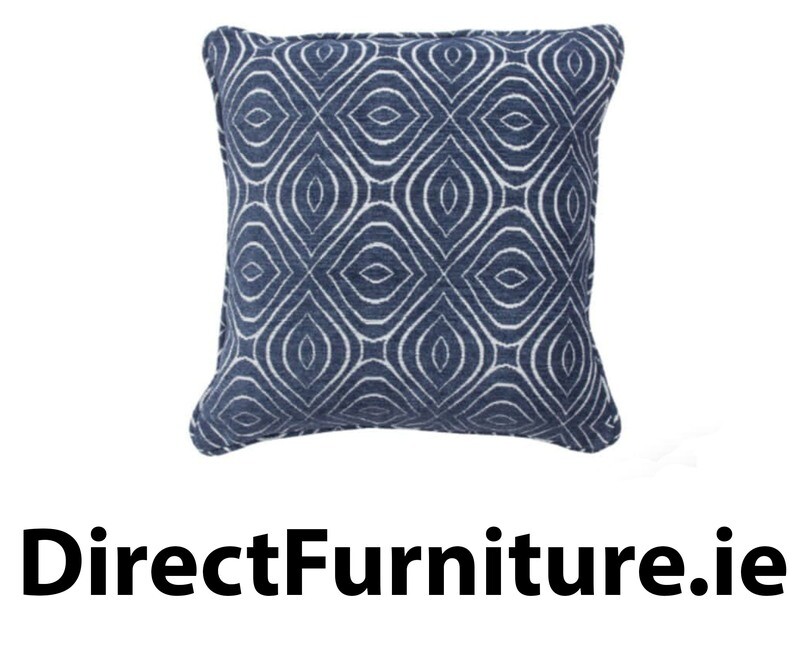 Navy Footstool and 4 Cushions