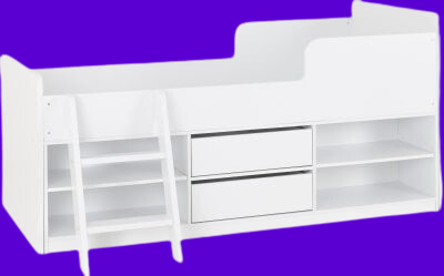 Felix Low Sleeper Bed White