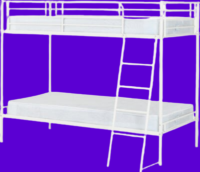 Brandon 3&#39; Bunk Bed White