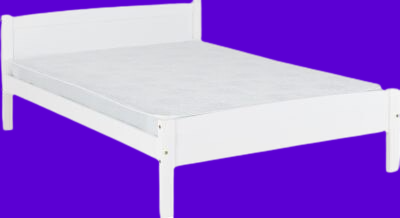 Amber 4&#39;6 Bed White