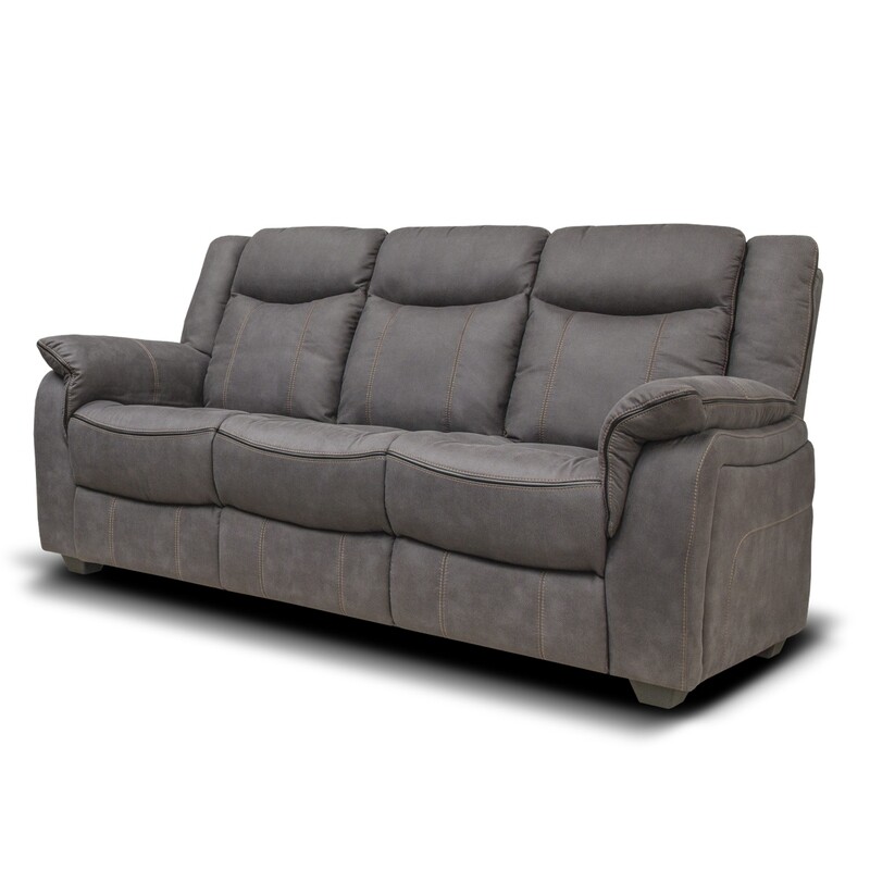 Brooklyn Charcoal / Sofa - Couch/ 3+1+1