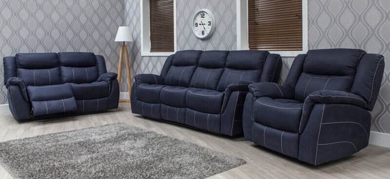 Walton Denim / Sofa - Couch/ 3+1+1