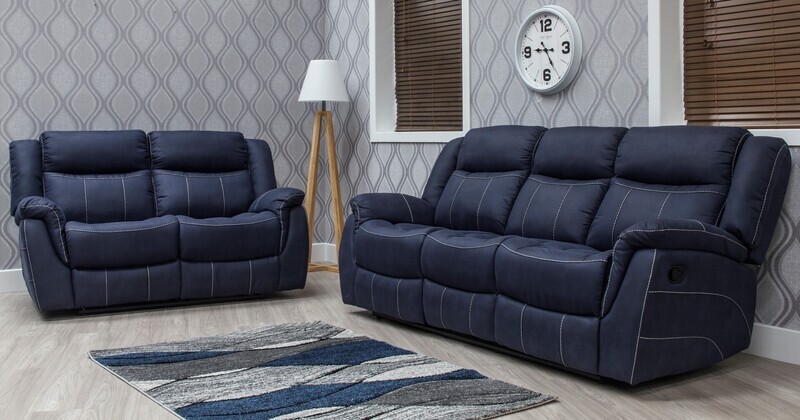 Walton Denim / Sofa - Couch/ 3+2