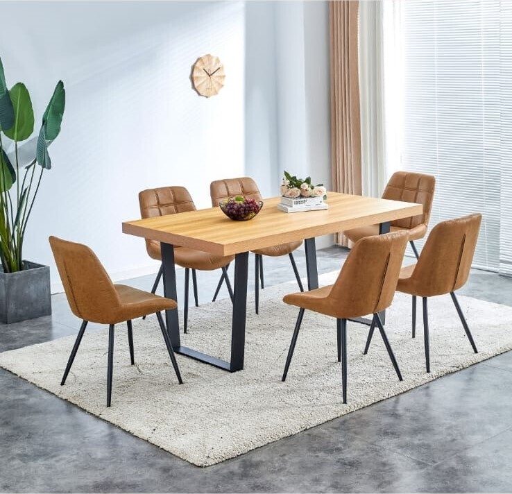 Beverly Modern 7-Piece Dining Set - Sleek and Versatile Dining Ensemble