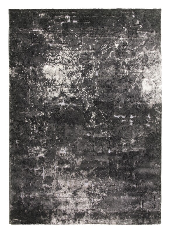 Grey Black Abstract Rug - Bellini Mirage
