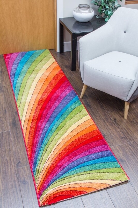 Candy Runner Rug - Rainbow Multicoloured
