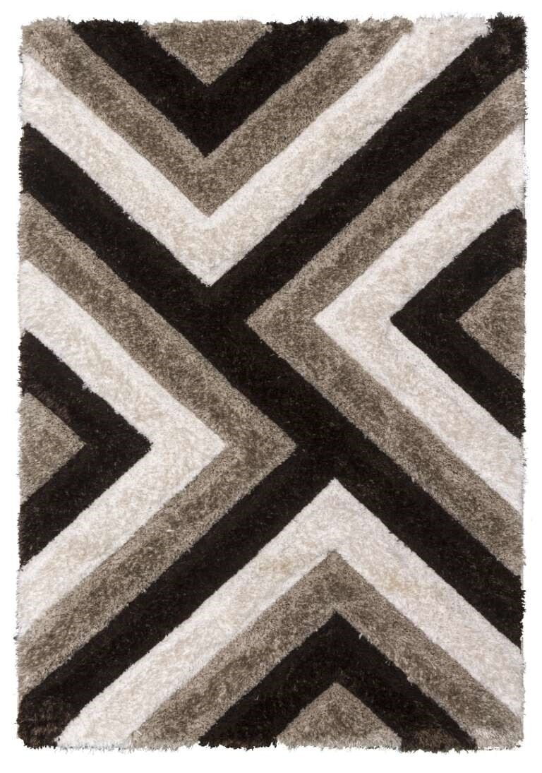 Luxus Cascade - 3D Shaggy Rug - Beige