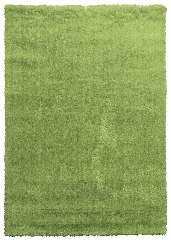 Light Green Shaggy Rug - Plush