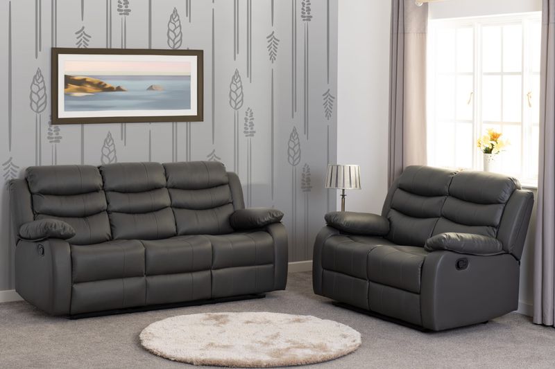 Roma 3+2 Recliner Suite with Drink Holders