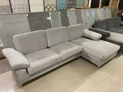Jasmine Corner Suite Light Grey - Left or Right Hand Facing