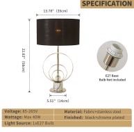 Gilded Whisper Lamp / T209022