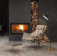 Midnight Black Floor Lamp / F209028