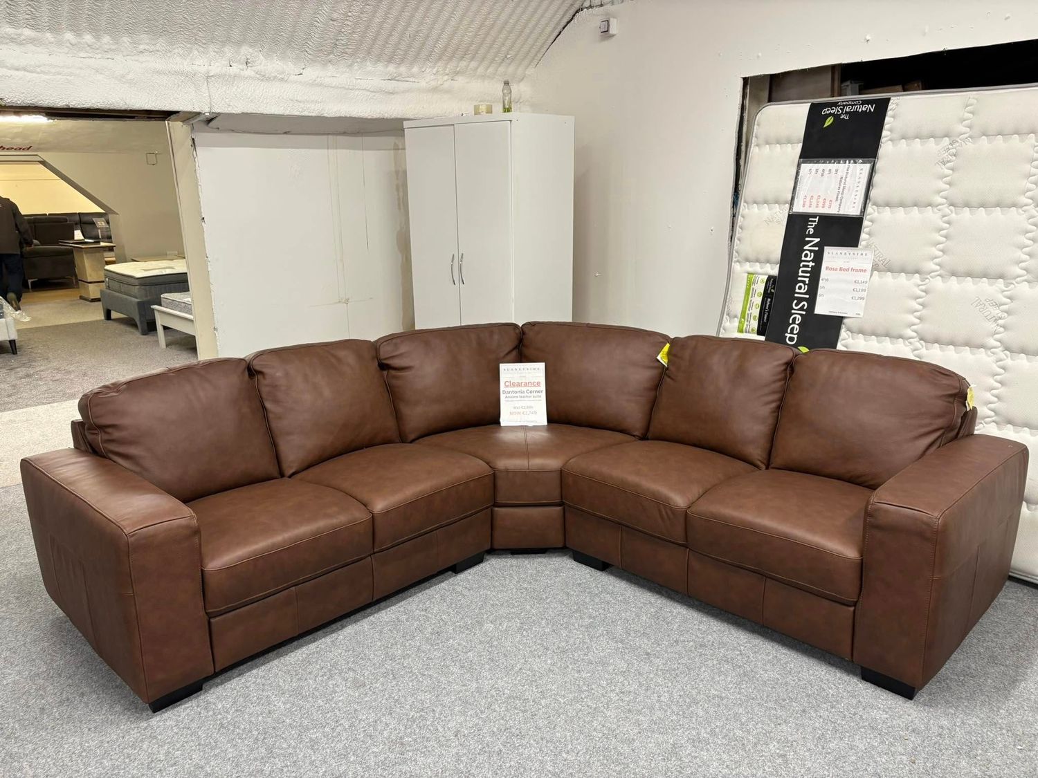 Full Leather Clearance Corner Suites – Limited Stock! 🤎🤍