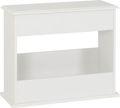 Stratford Sofa End Table – White | Modern Accent Table for Living Room