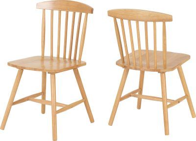 Emery Chair (Box of 2) – Natural Oak Effect