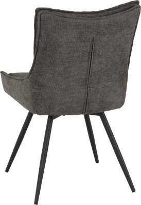 Lewis Swivel Chair (Box of 2) – Grey Fabric