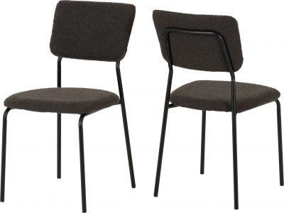 Sheldon Chair (Box of 4) – Grey Boucle Fabric