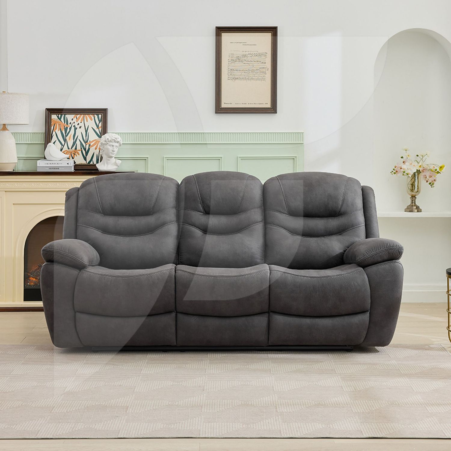 Bremen Sofa Collection – Plush Comfort and Cohesive Contemporary Style in Gunmetal