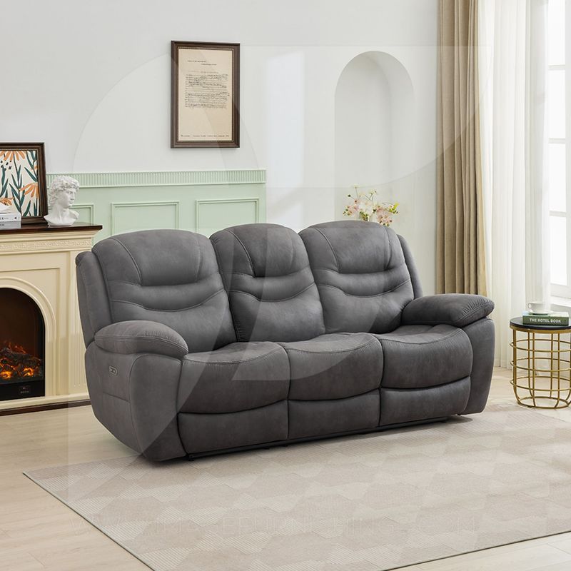Bremen Sofa Collection – Plush Comfort and Cohesive Contemporary Style in Gunmetal