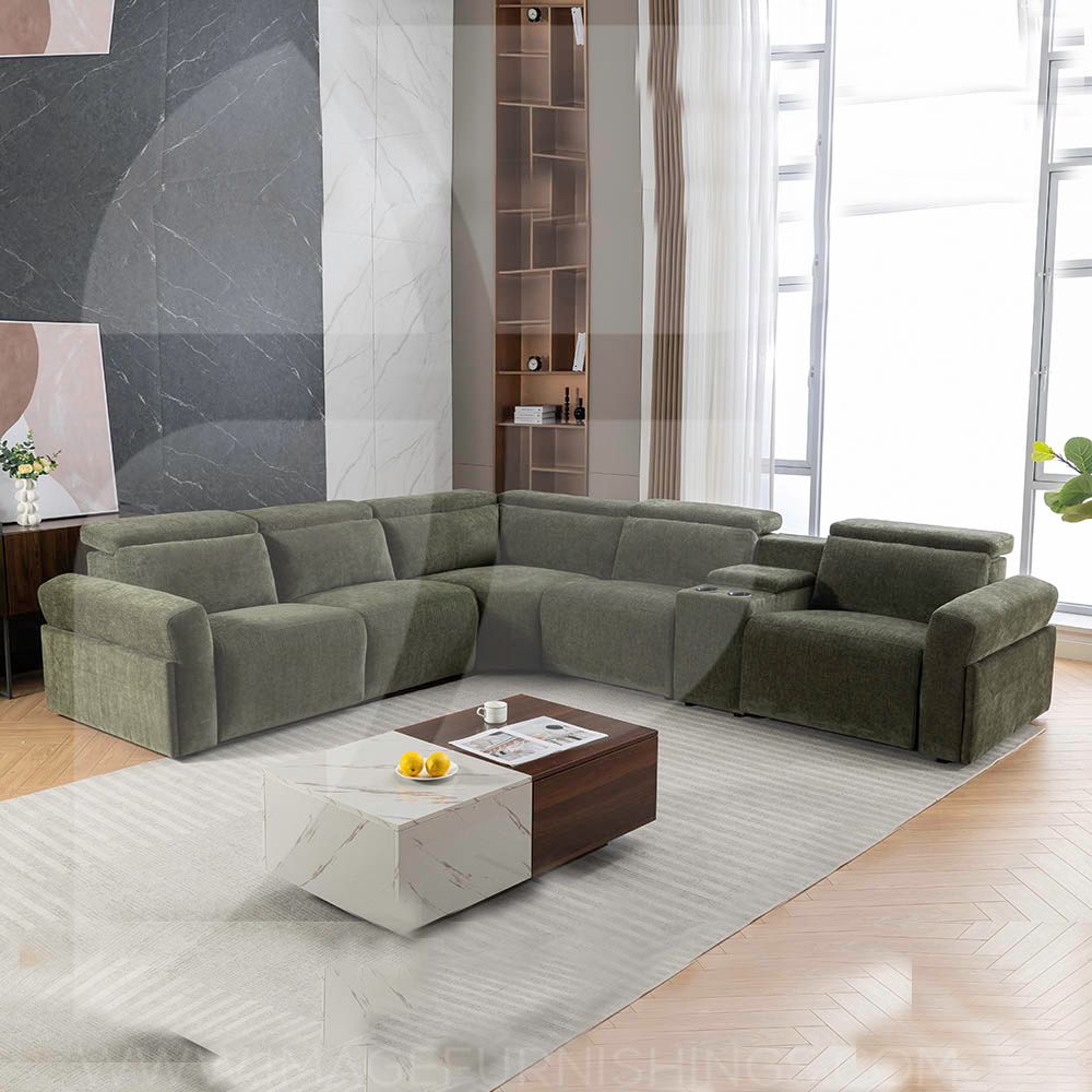 Rush Sectional – Olive