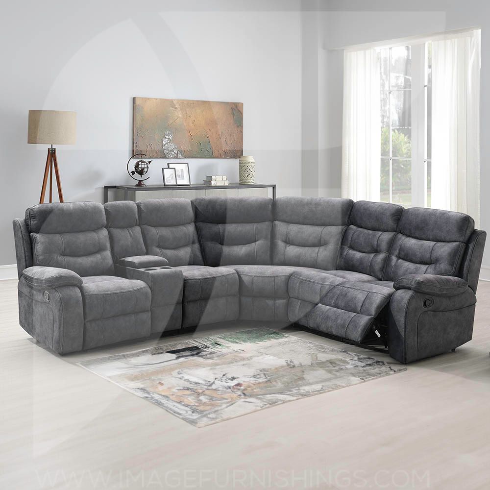 Carrie Recliner Suite – Dark Grey